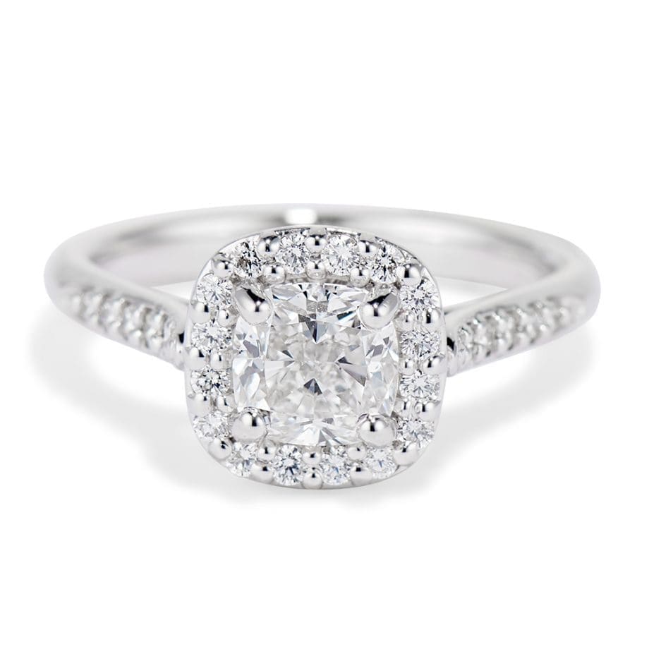 Diamond Halo Jubilee Ring